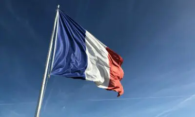 Yugoslavia flag under blue sky