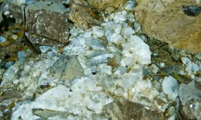 white and gray stone fragment