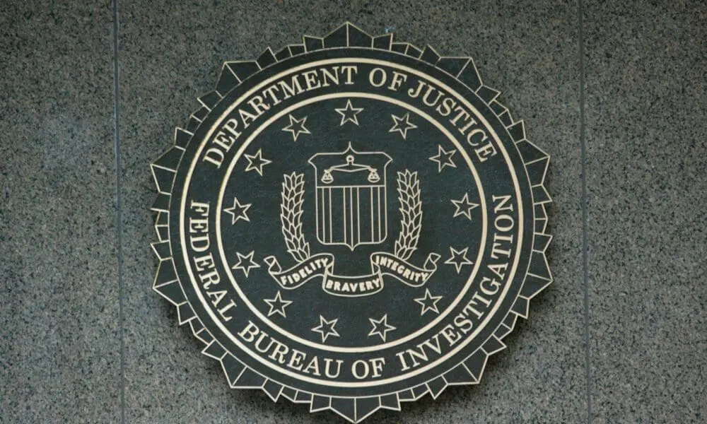 the seal of the department of justice on a wall