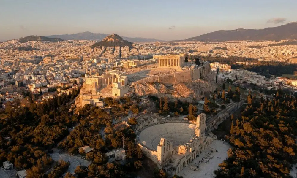 aerial view of city during daytime