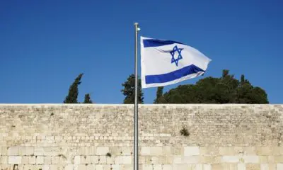 a flag on a pole