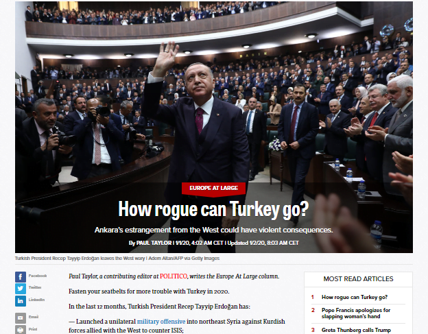 How rogue can Turkey go?